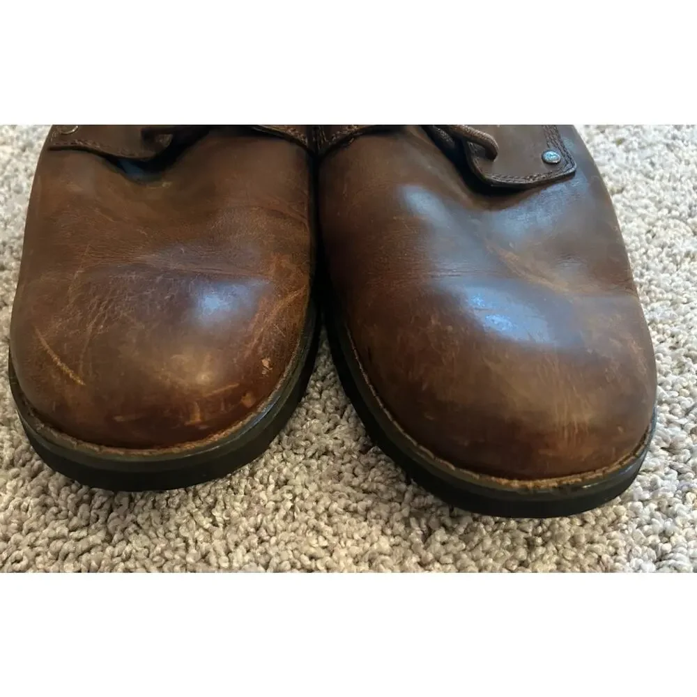Timberland Brown Leather‎ Casual Dress Shoes Lace Up Oxfords Comfort